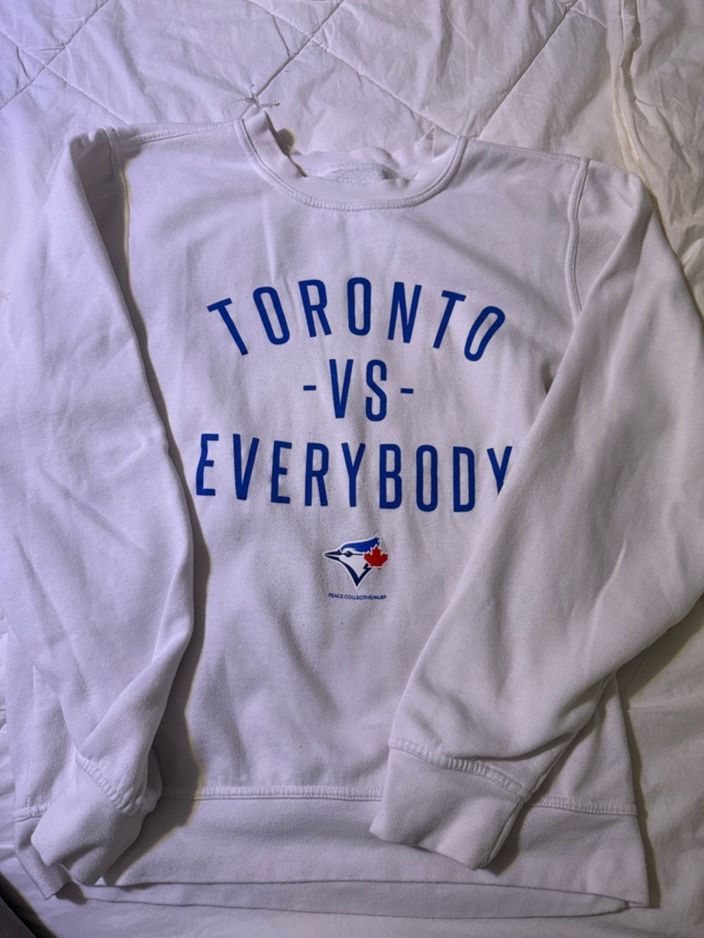 Peace Collective MLB 
Toronto Blue Jays TORONTO VS EVERYBODY Crewneck Sweatshirt